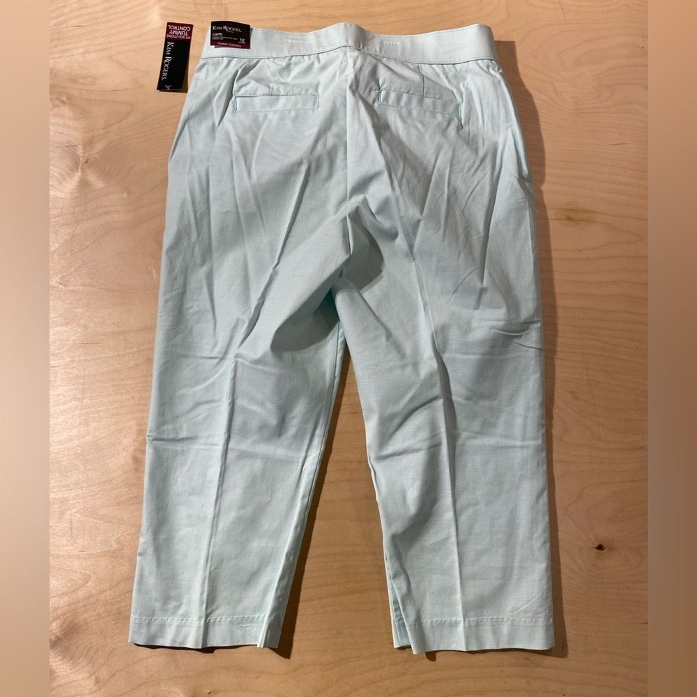 Kim Rogers Aqua Capris Pants 12 (QE) - Picture 7 of 10